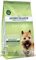 Arden Grange Adult Dog Mini Lamb & Rice mažų veislių suaugusiems šunims su ėriena ir ryžiais 6 kg.